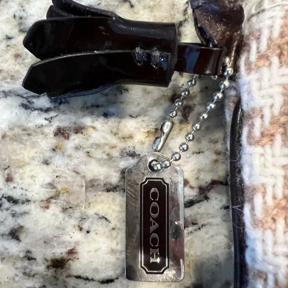 Brown and Cream Wristlet Wallet - Picture 2 of 4